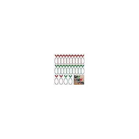 CCINEE Christmas Garland Ties Banister Tie Christmas Decorative Twist Ties for ...