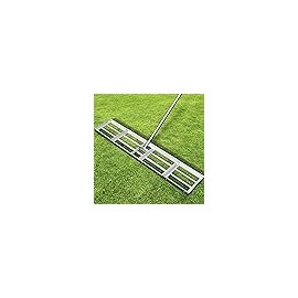 YITAMOTOR Adjustable 30'' x 10'' - 48'' x 10'' Lawn Leveling Rake, 6.5 FT Lawn ...