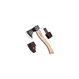 AFHZAM 14" Camping Hand Forged Axe Hatchets for Wood Splitting Chopping Bushcraft ...