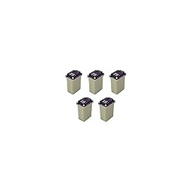 25 Amp M-Case Micro FMM Fuse 15mm for Pickup Trucks, Cars and SUVs (25A, 5 Pack)