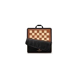 A&A 18.875" Professional Wooden Tournament Chess Board/Mahogany & Maple Inlaid / ...