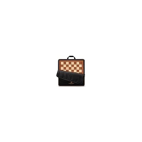 A&A 18.875" Professional Wooden Tournament Chess Board/Mahogany & Maple Inlaid / ...