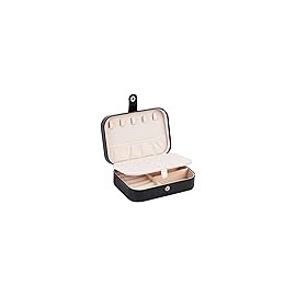 A&A Jewelry Travel Organizer Box - Multifunctional Small Portable Jewelry Storage ...