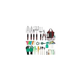 Tudoccy Garden Tools Set 83 Piece Succulent Tools Set Included, Heavy Duty Aluminum ...